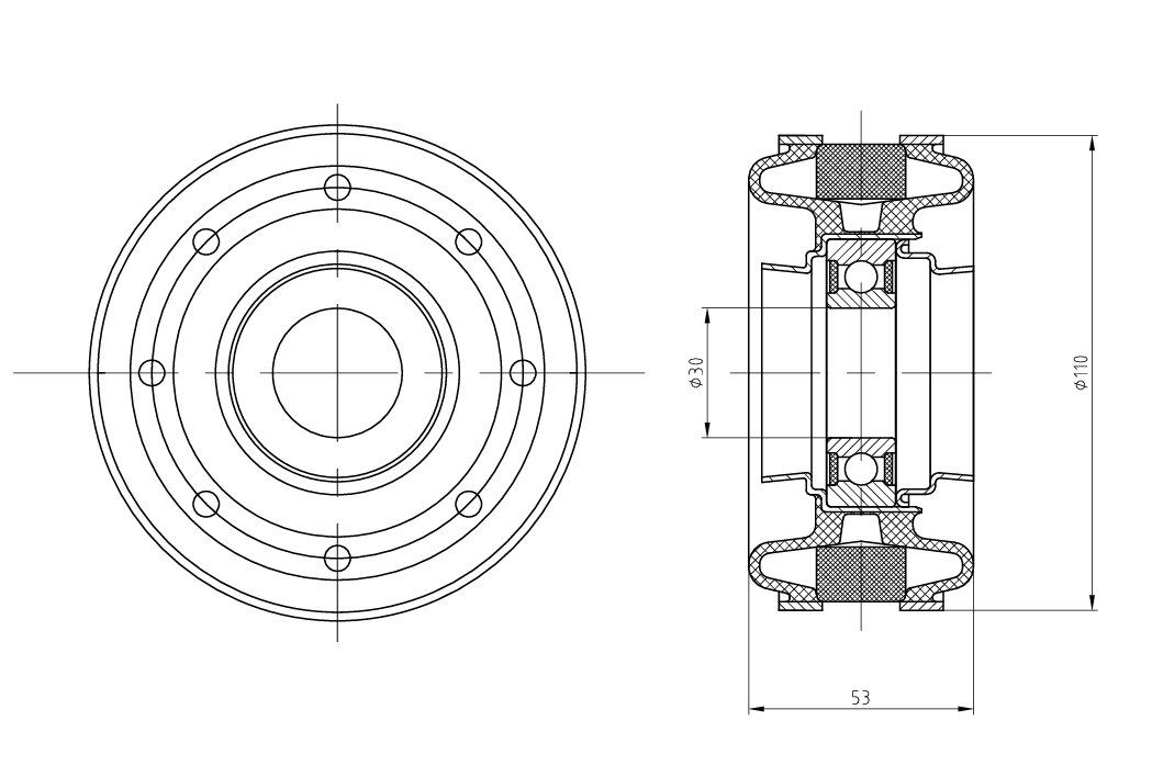 37521-41L25 Mittelstützlager